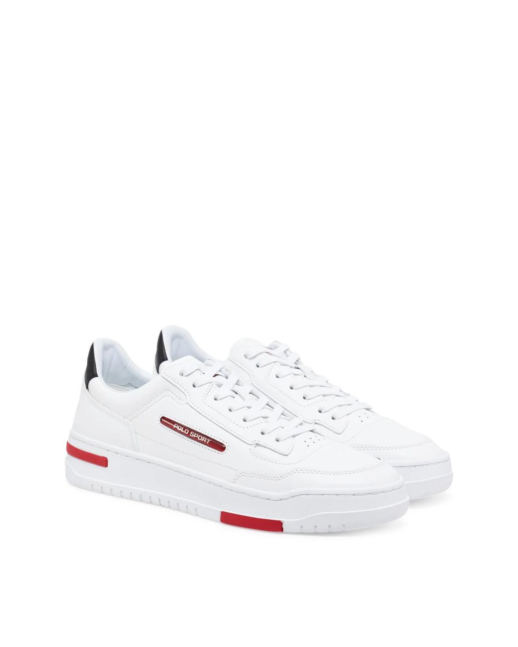 Polo Ralph Lauren White Ps 300 Logo Sneakers Shoes for men