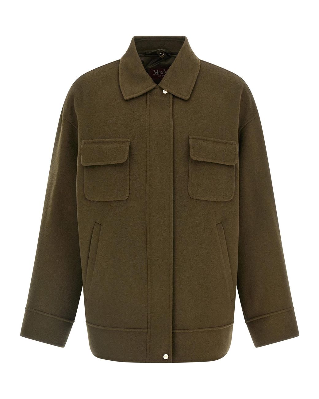 Max Mara Green 'Mstdisco' Padded Coat