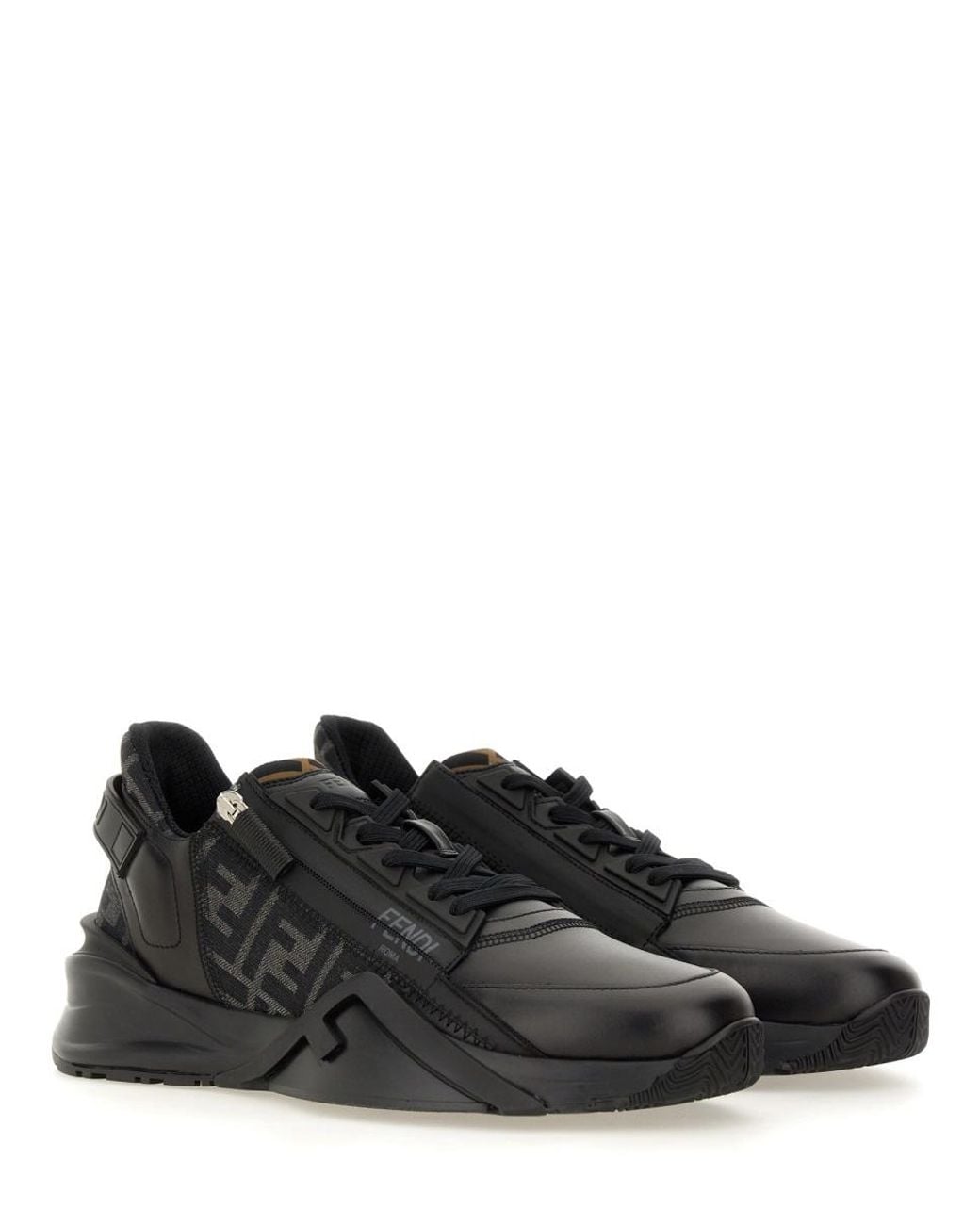 Fendi Black Fendi Flow Sneakers for men