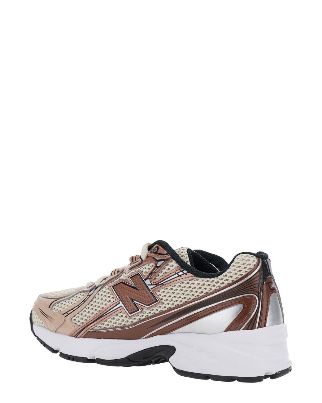 New Balance Multicolor Low Top Sneakers With Logo Patch