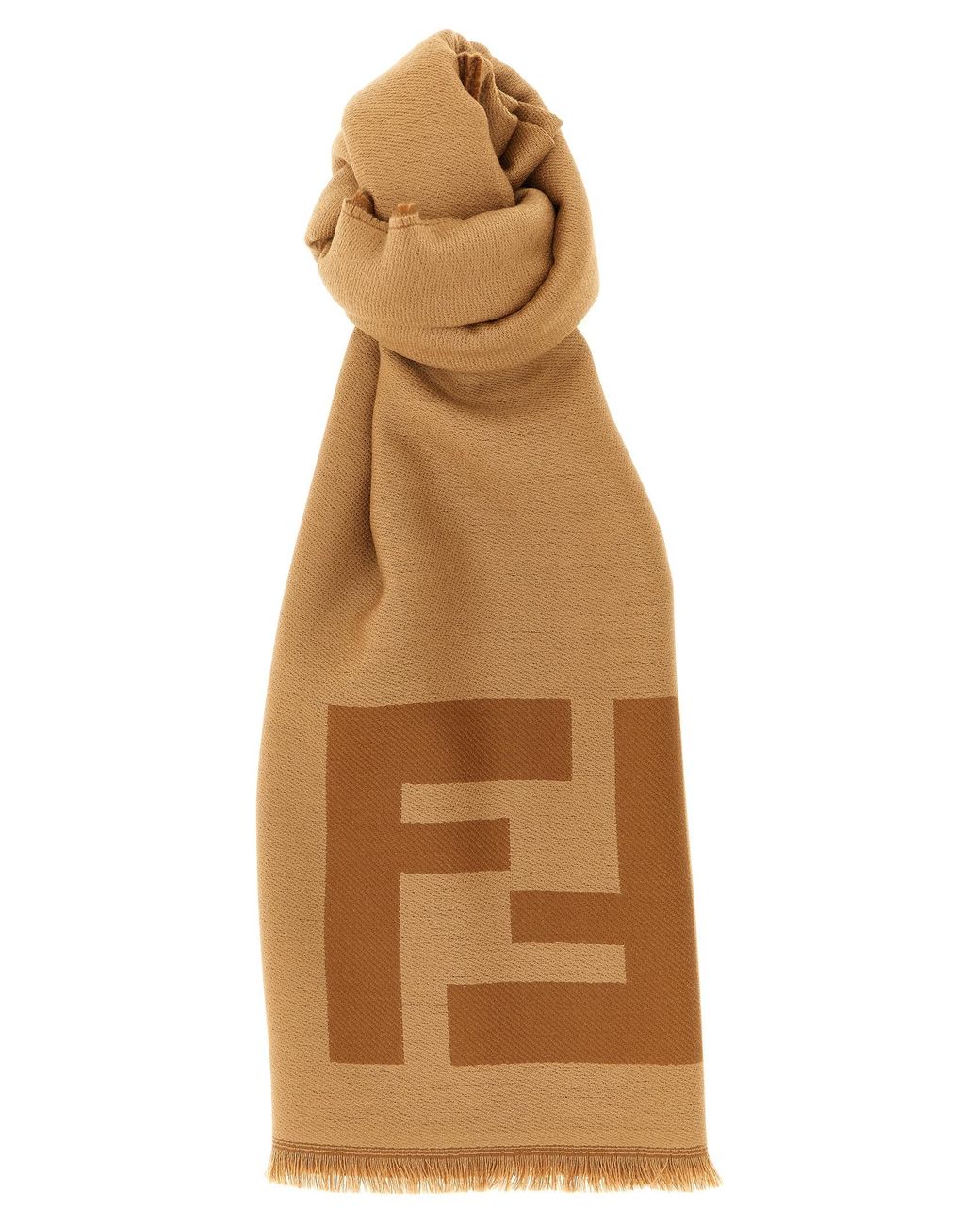 Fendi Natural Ff Macro Scarf for men