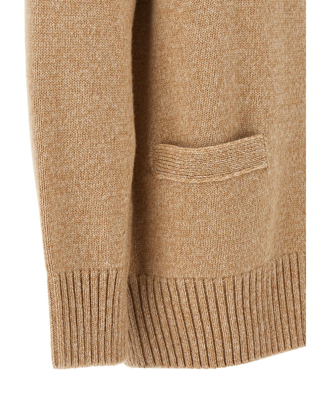 Rabanne Natural Logo Button Cardigan