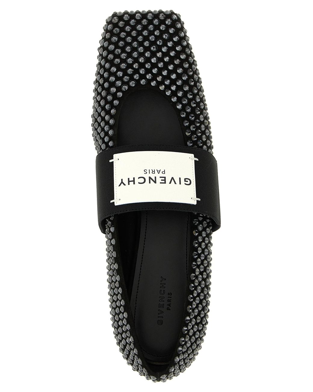 Givenchy Black Sliced Square Ballet Flat