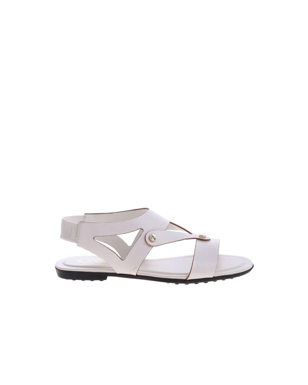 Tod's White Tod's Leather Sandals