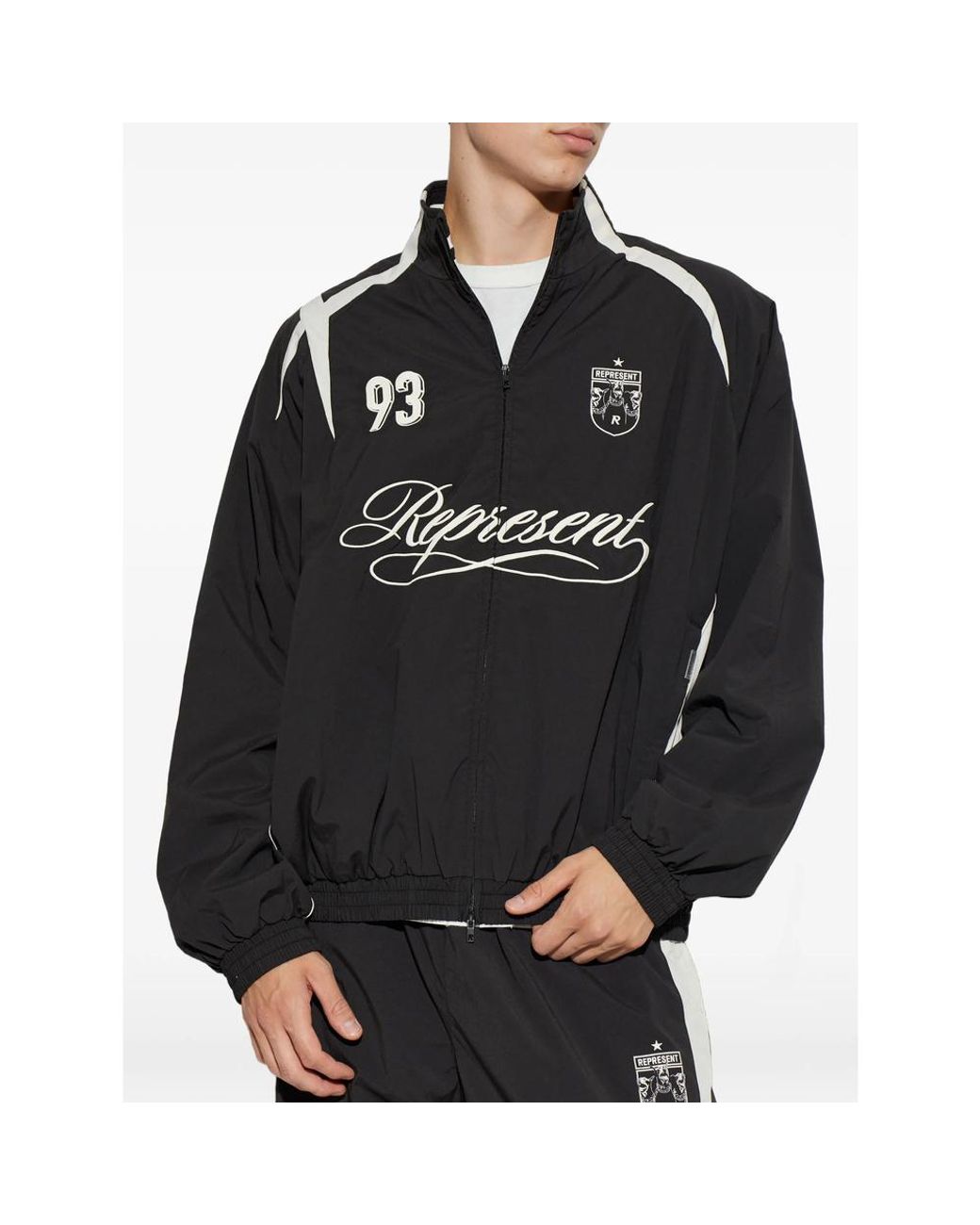 Represent Black Light Jackets for men