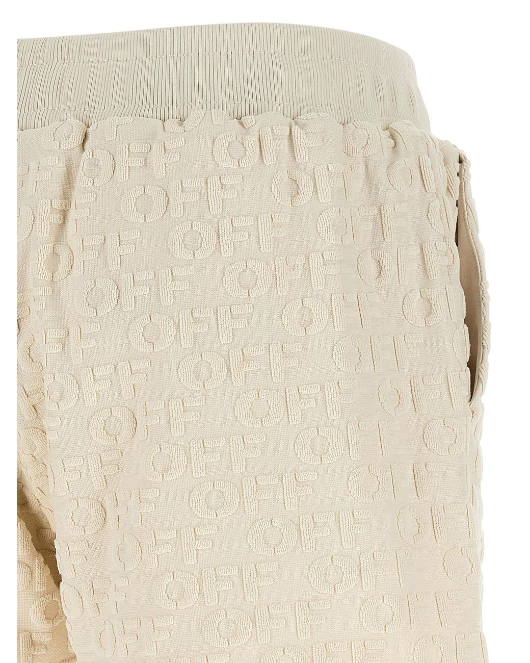 Off-White c/o Virgil Abloh Natural 'Terry' Shorts
