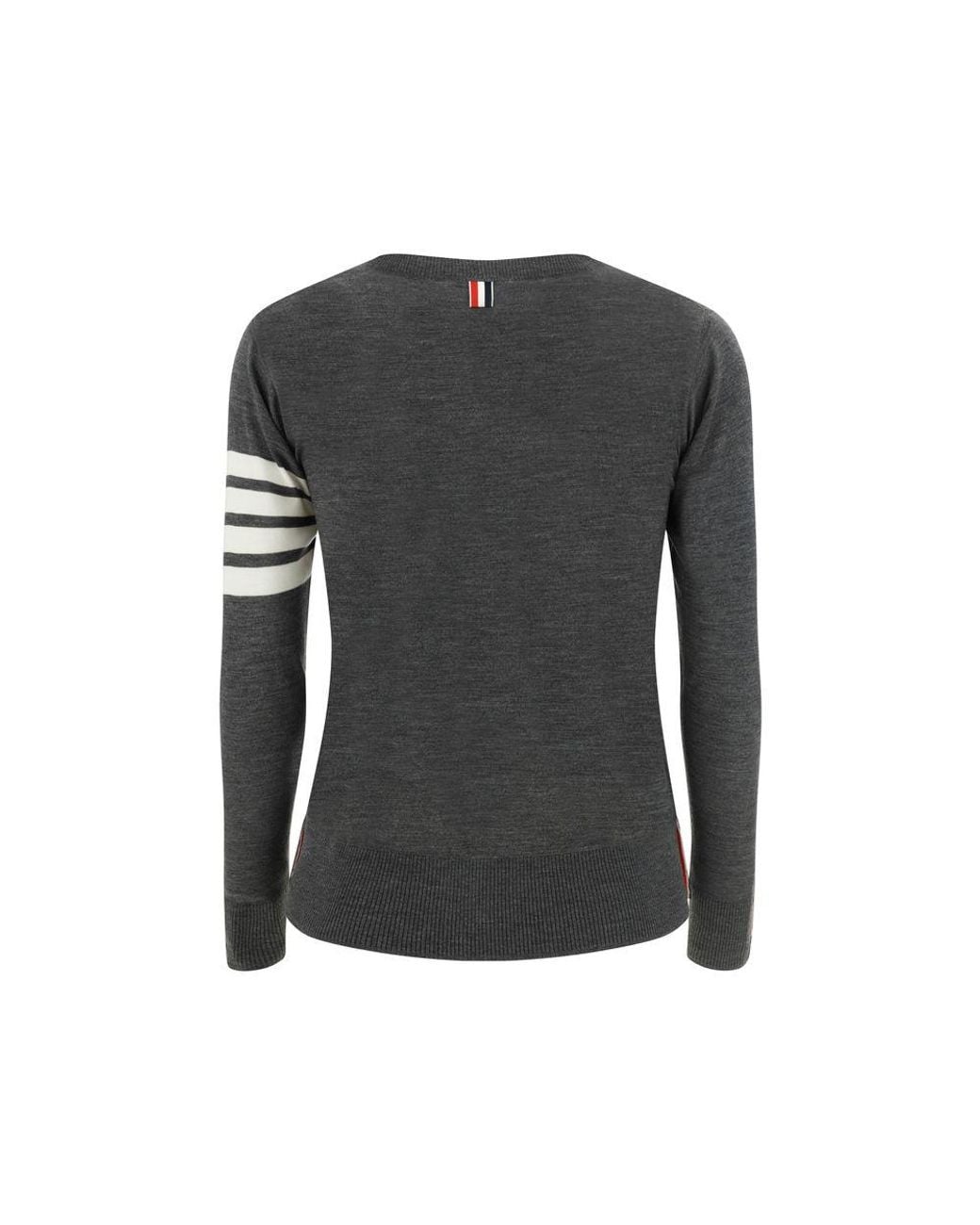 Thom Browne Gray Sweater for men