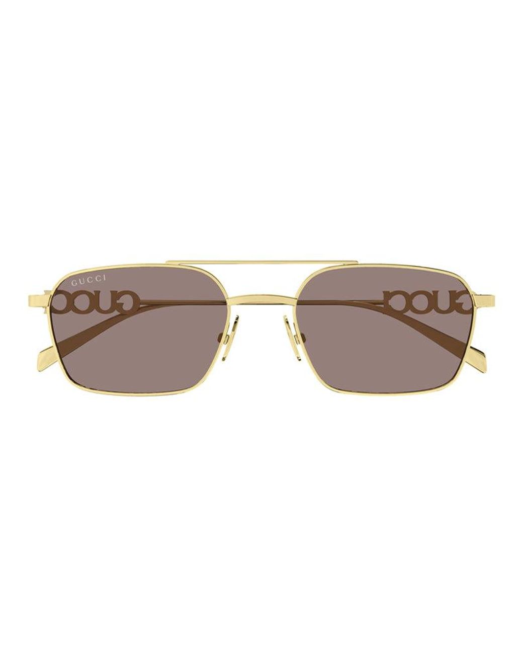 Gucci Metallic Sunglasses Square Full Rim, Frame And Lens Gg1804S003 for men