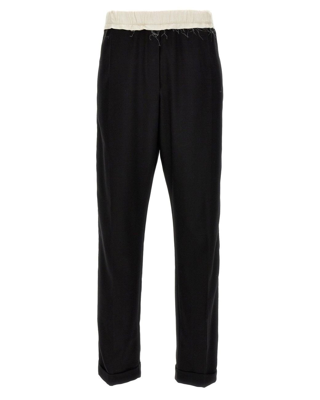 Wales Bonner Black Seine Trousers for men