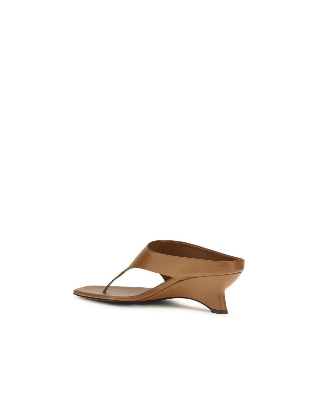 Khaite Brown Mule Sandals Marlow