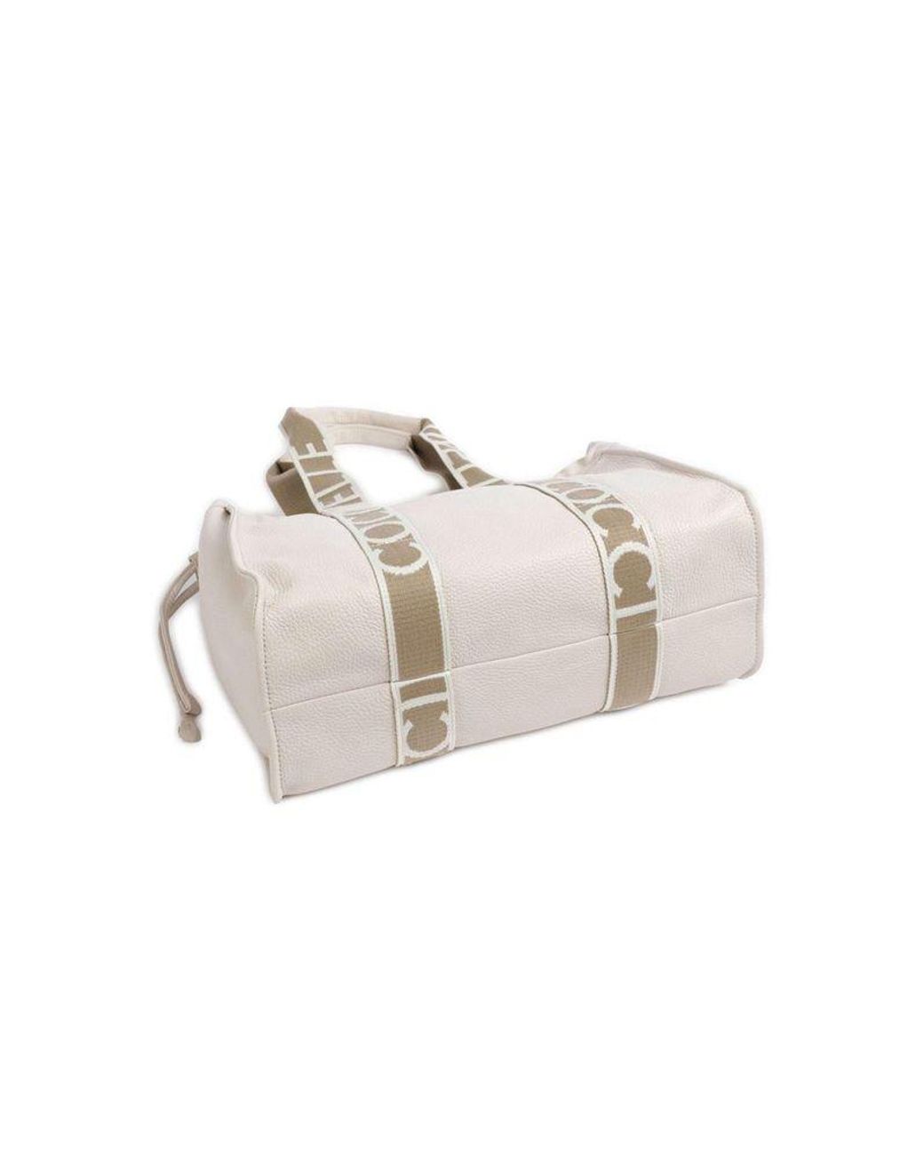 Coccinelle White 2Day Signature Handbag