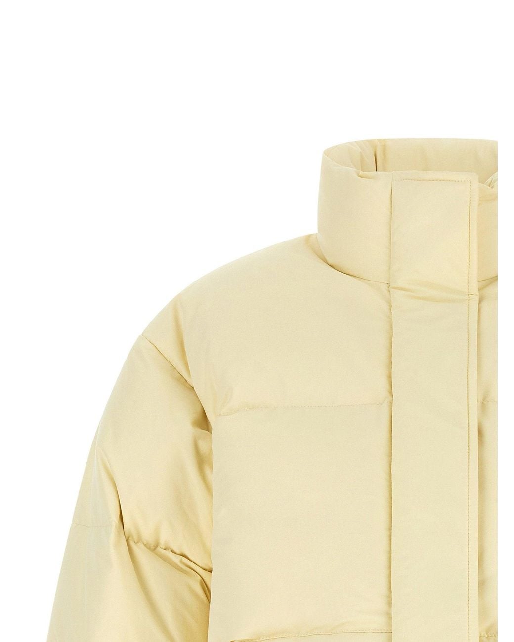 Jil Sander Natural Quilted Water-Repellent Technical Down Jacket