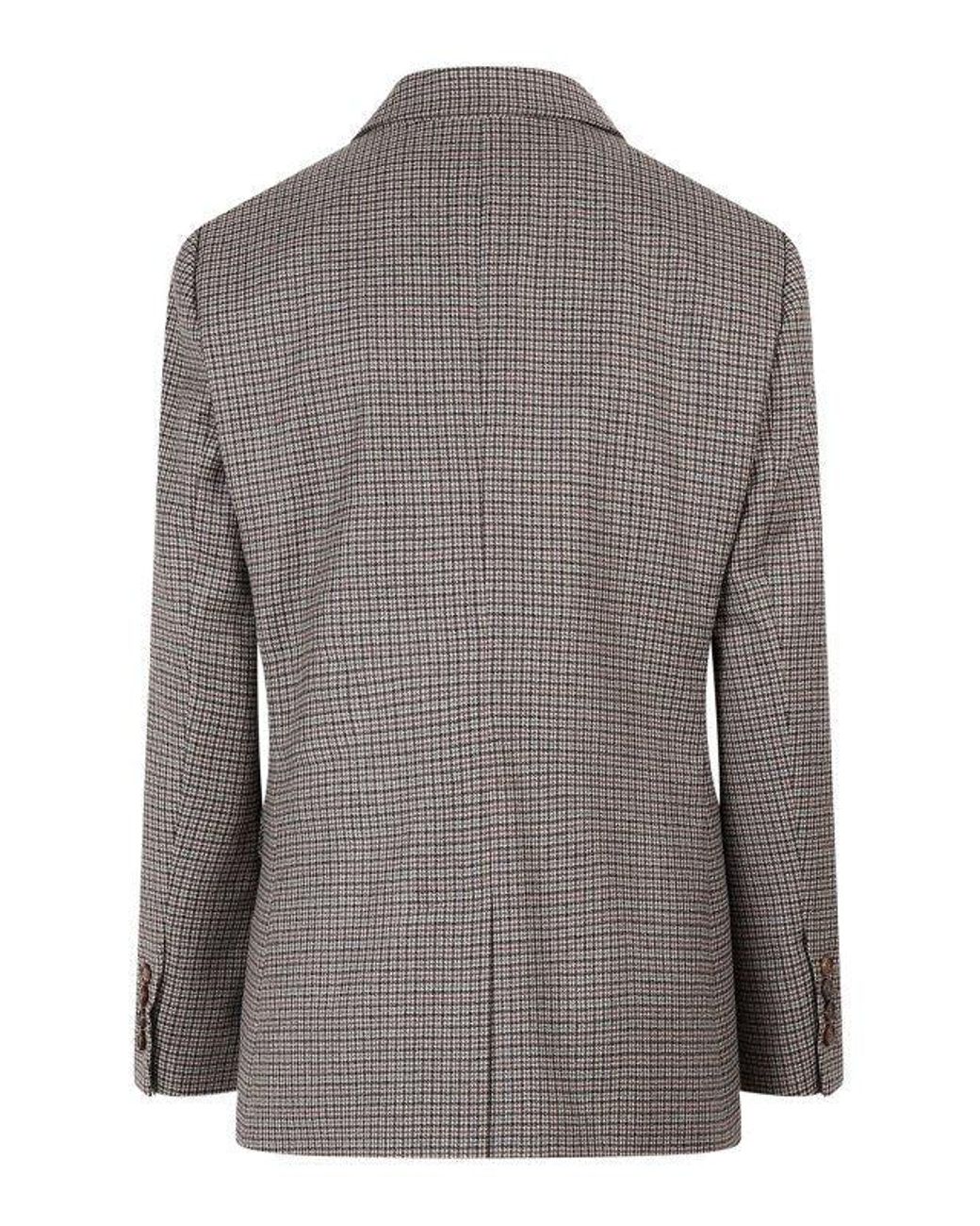Brunello Cucinelli Brown Wool Tailored Blazer