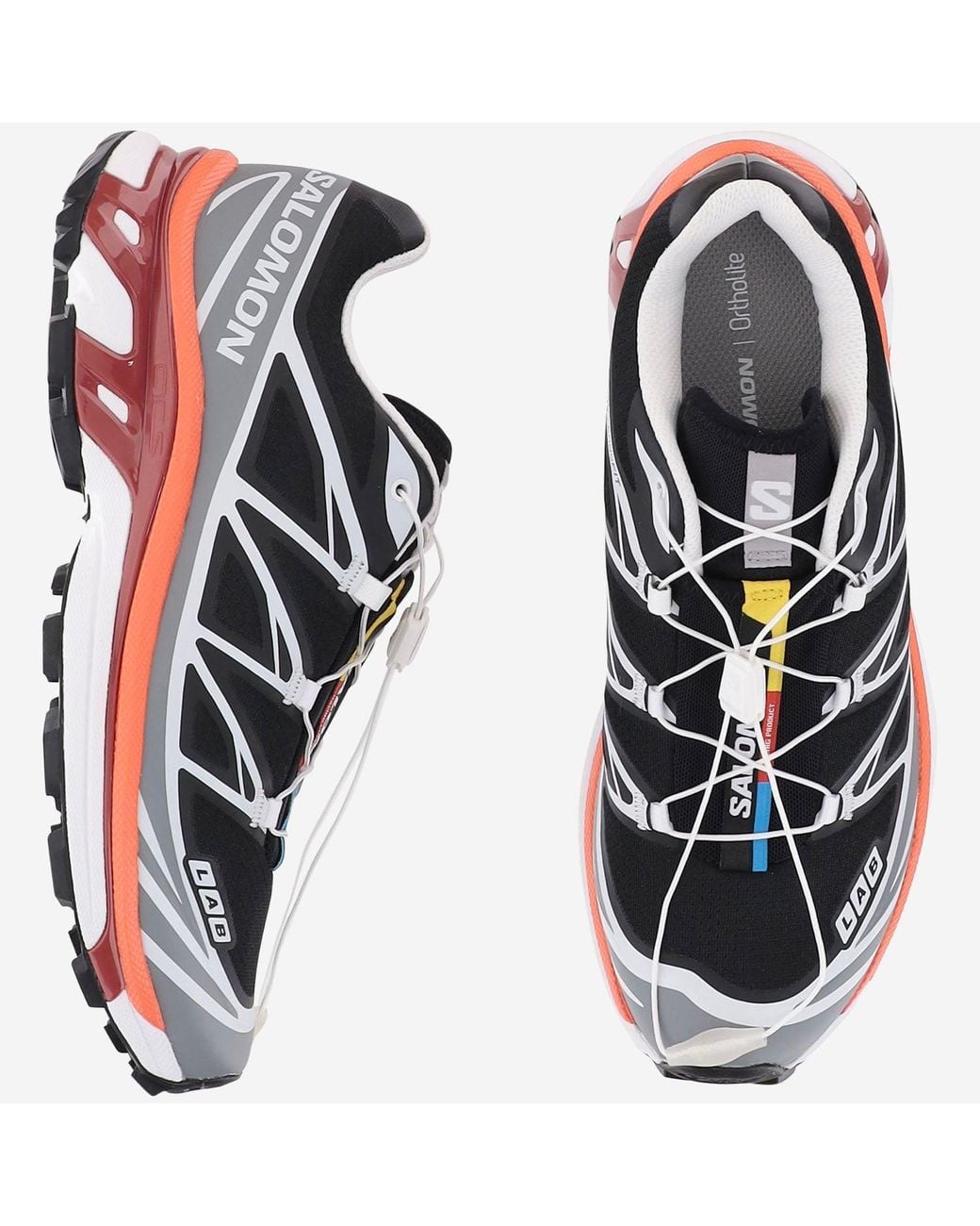 Salomon Blue Sneakers Xt-6 Mesh And Rubber Trainers