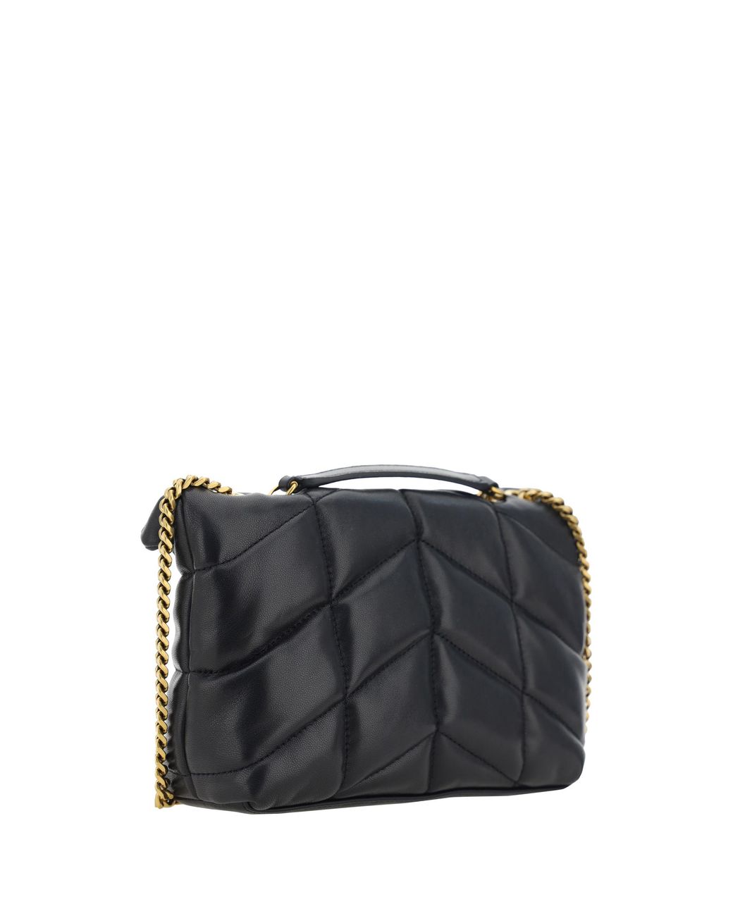 Saint Laurent Black Loulou Puffer Toy Mini