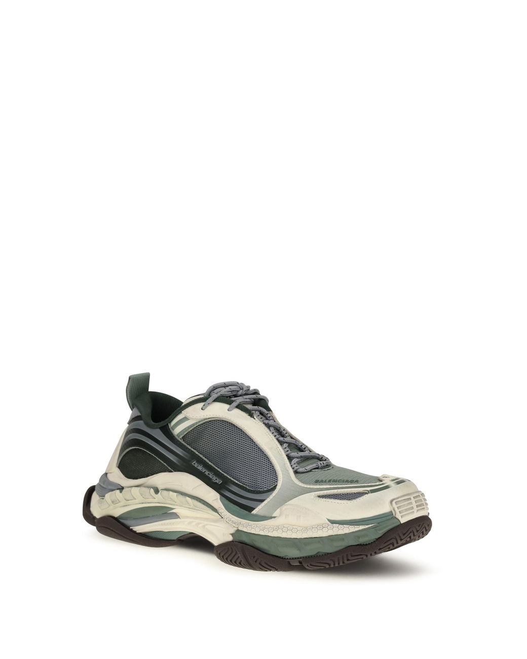 Balenciaga White Triple S 2 Gradient Sneakers for men