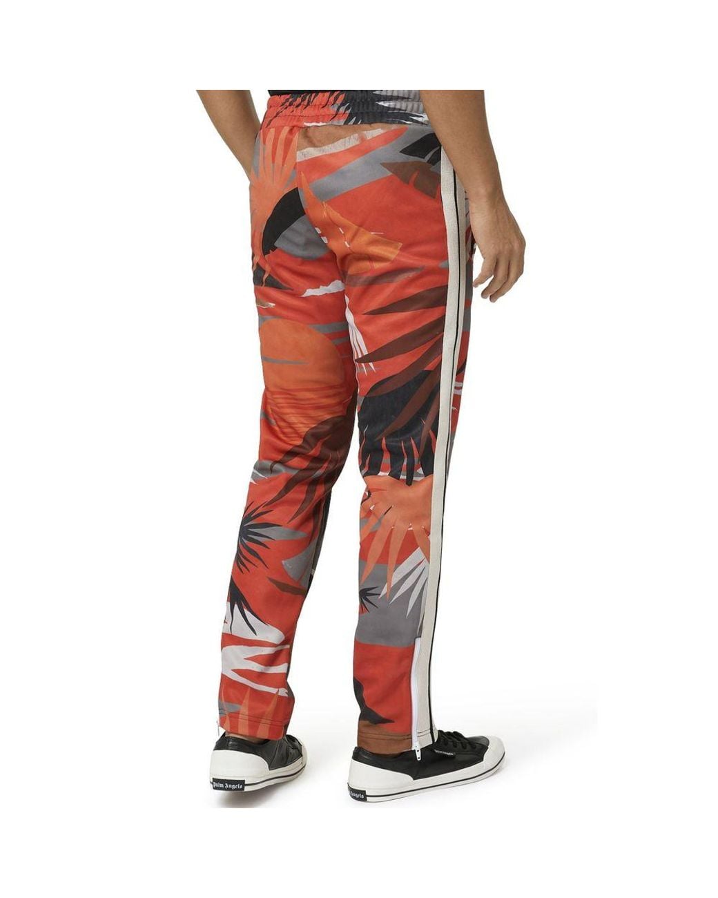 Palm Angels Red Hawaii Track Pants for men