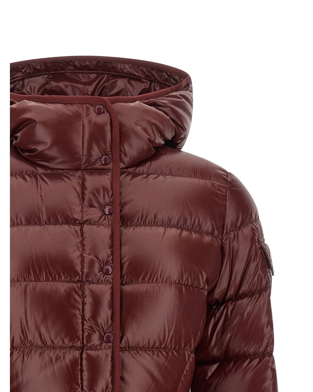 Moncler Red Barante Down Jacket