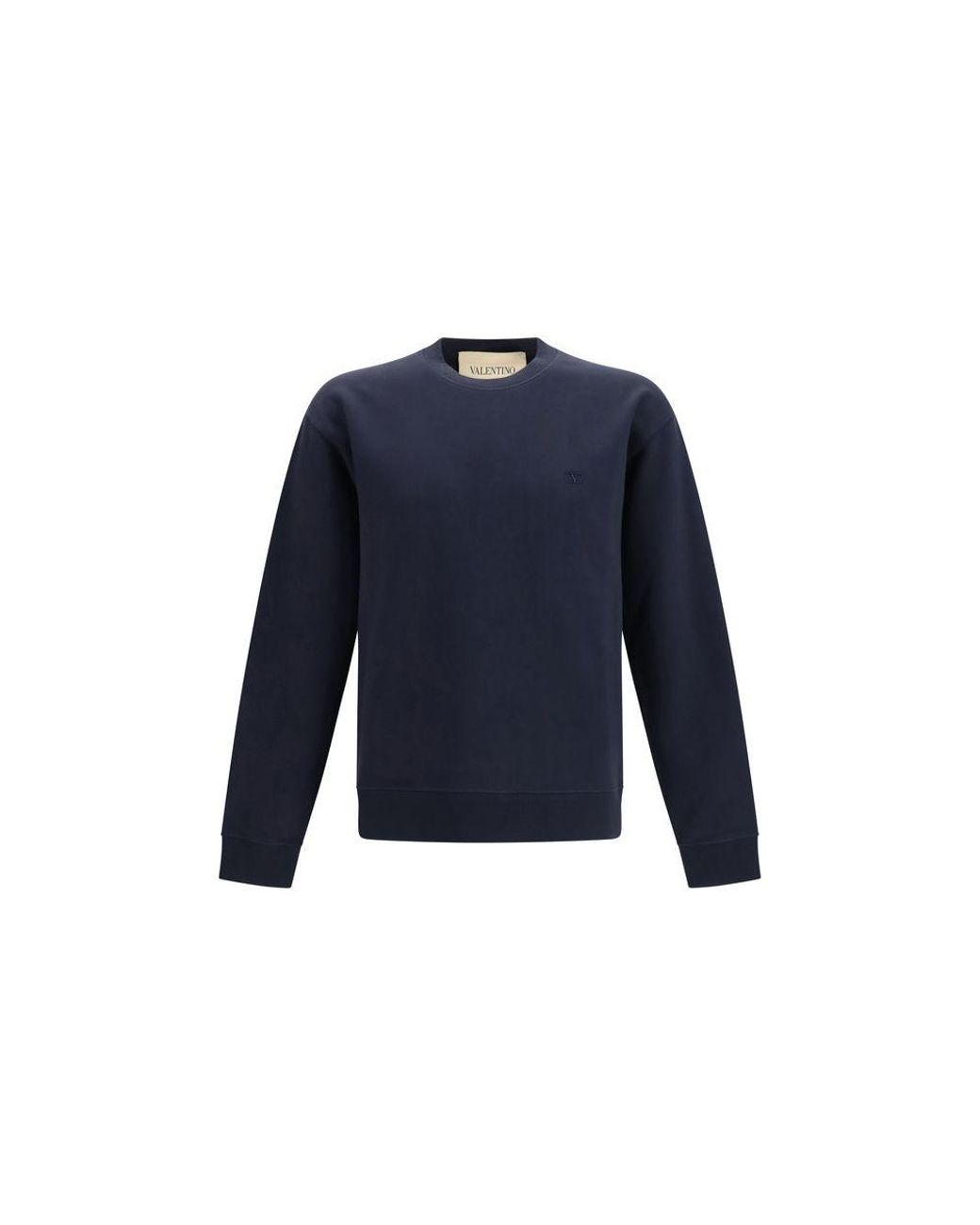 Valentino Garavani Blue Cotton Sweatshirt Clothing for men