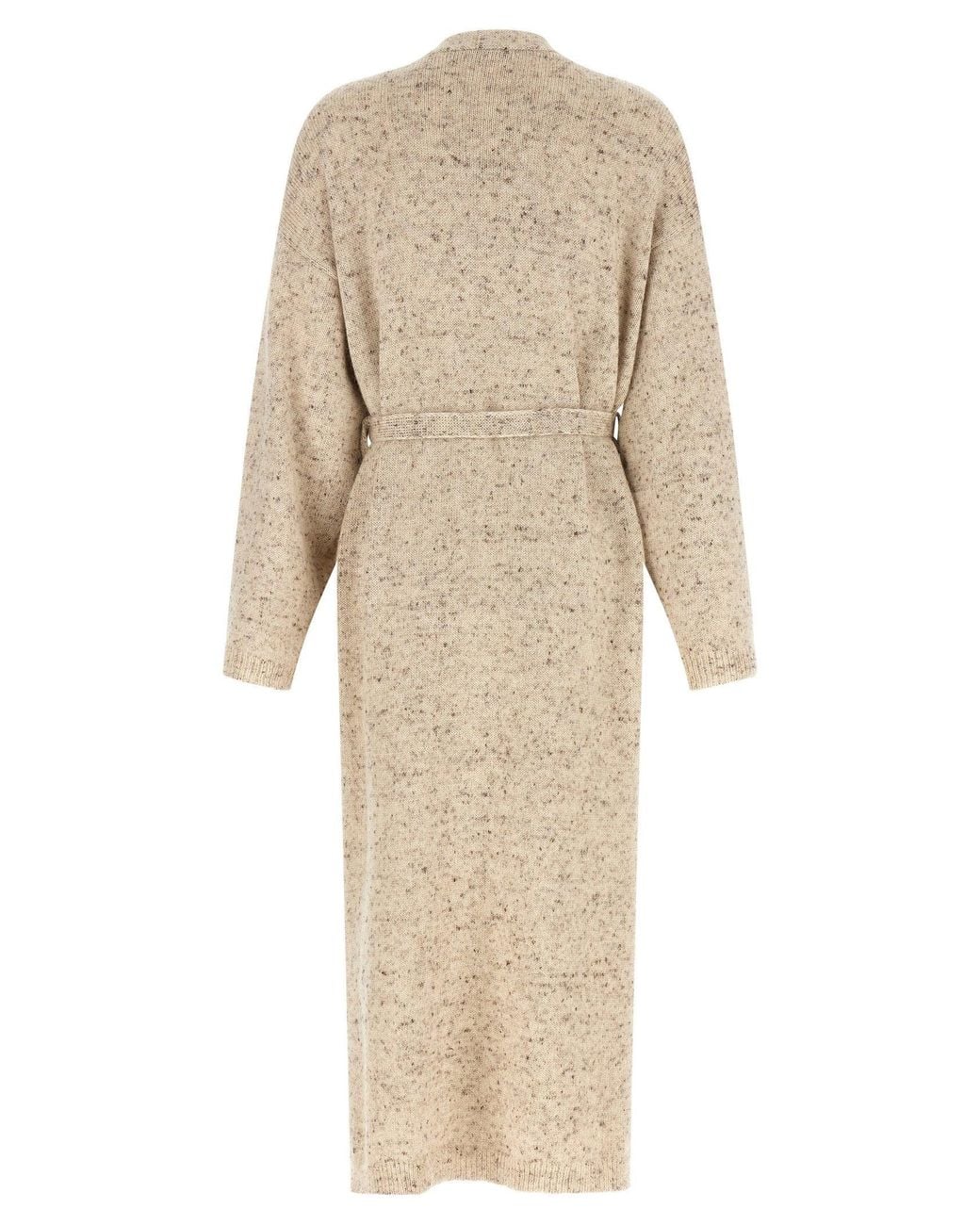Fabiana Filippi Natural Mohair And Lurex Knit Cardigan