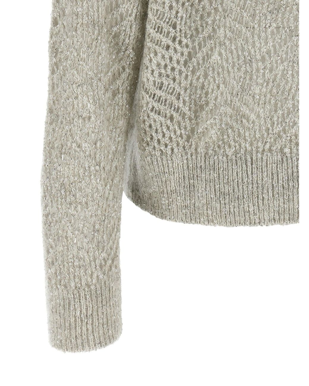 Brunello Cucinelli Gray Sweater