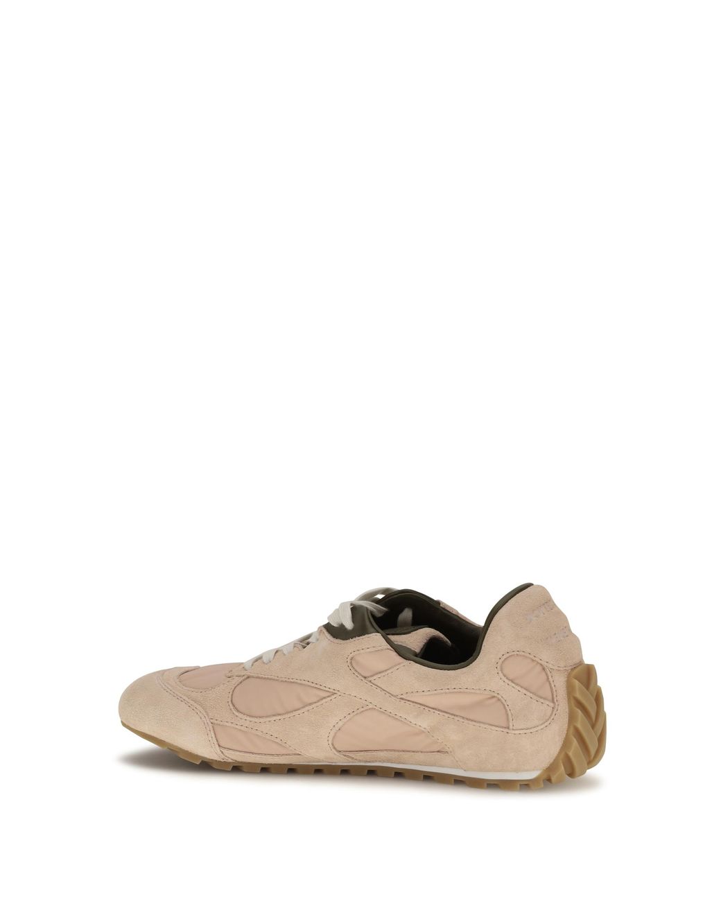 Bottega Veneta White Sneakers Orbit Flash Terra- Oil/ Suede