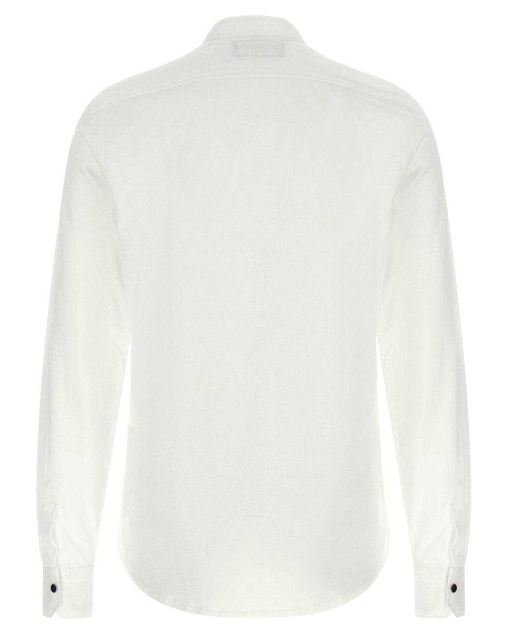Kiton White Cotton Casual Shirt for men