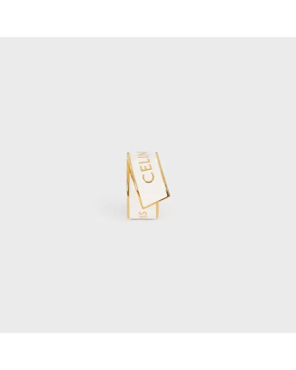 Céline Metallic Celine H26 Ring