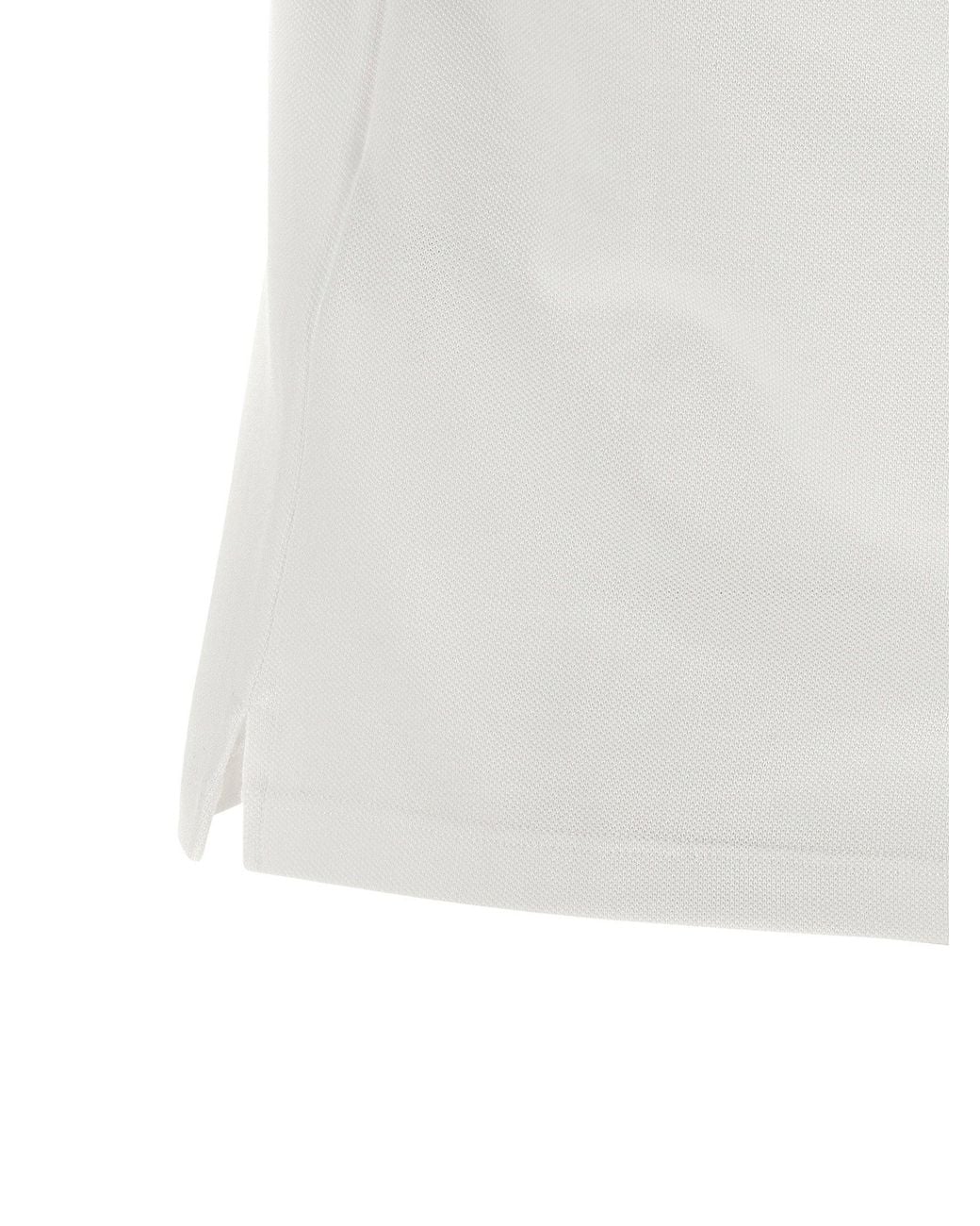Versace Blue Logo-Embroidered Cotton Piquet Polo Shirt