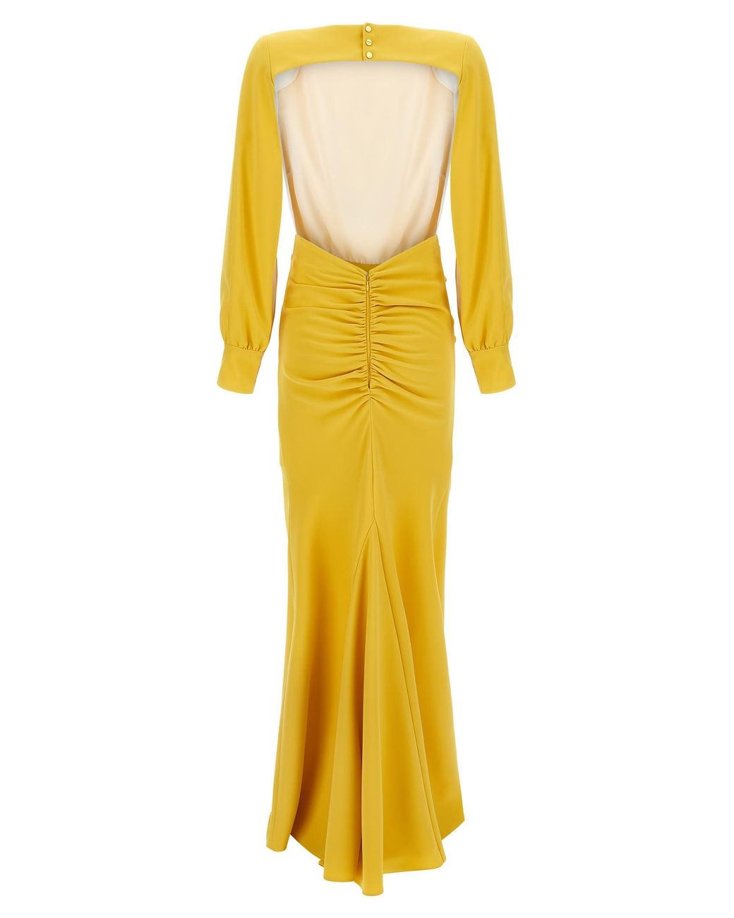Elisabetta Franchi Yellow Carpet' Dress