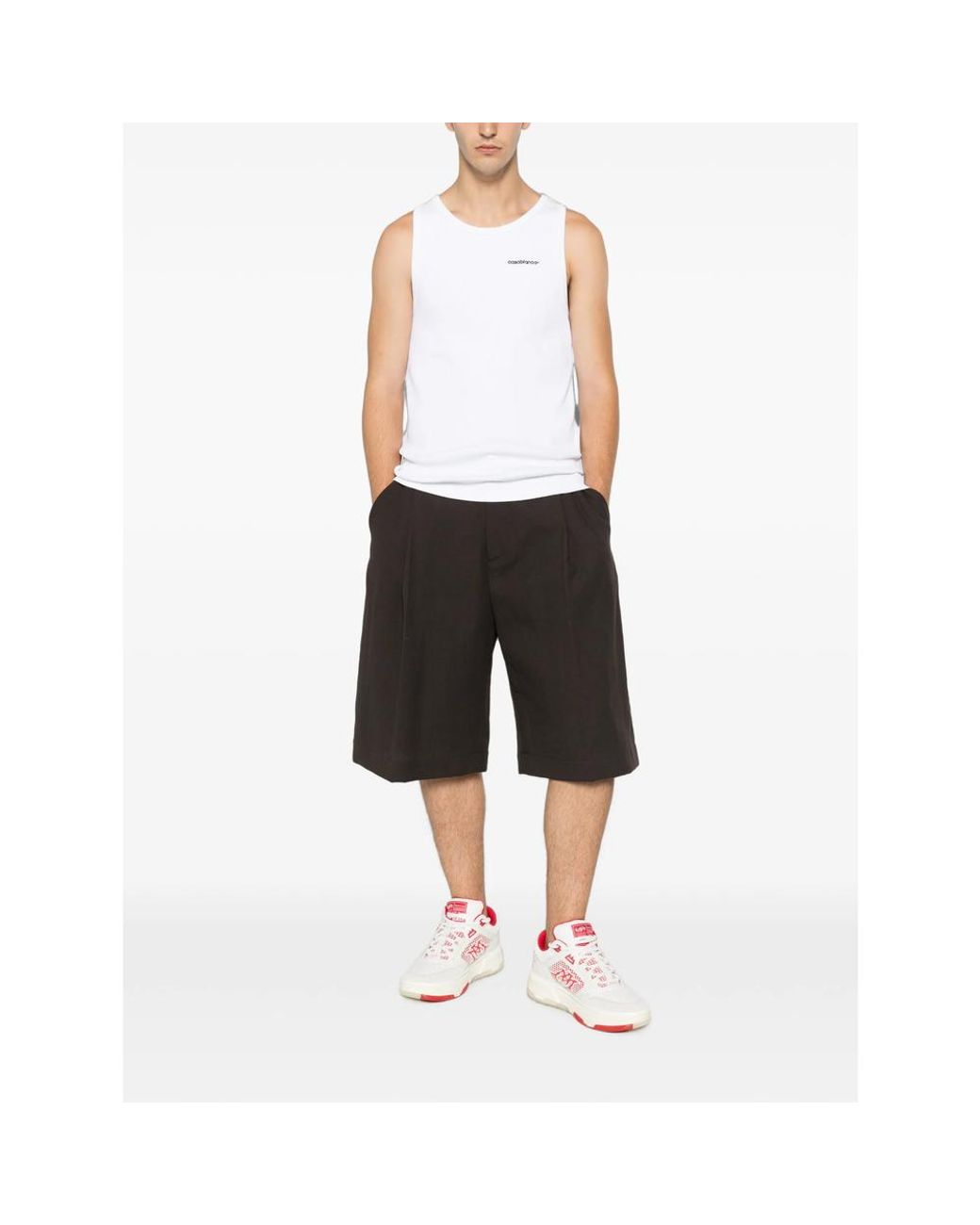 Casablanca White T-Shirts & Vests for men