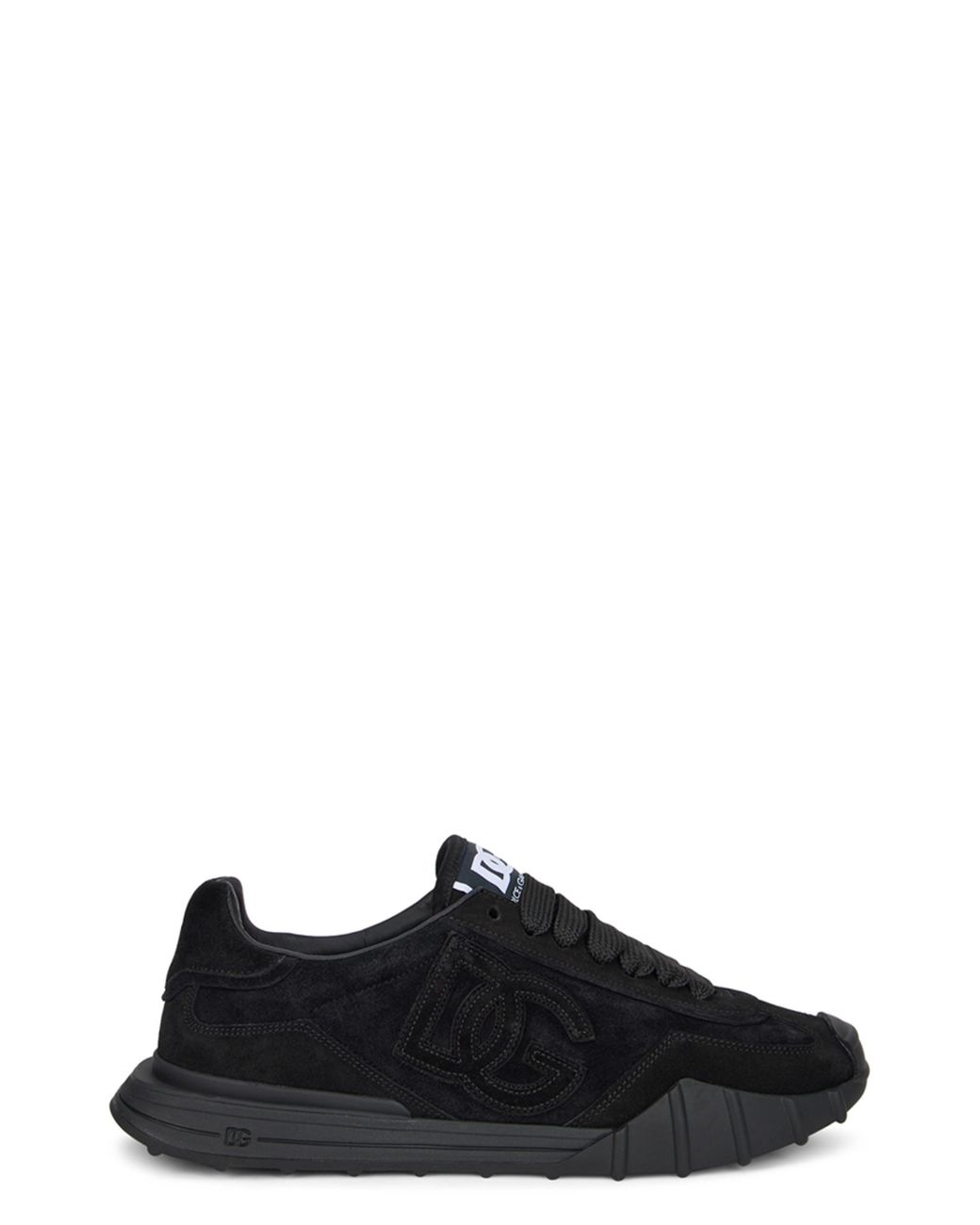 Dolce & Gabbana Black Trainers With Reinforced Sole Viscose for men