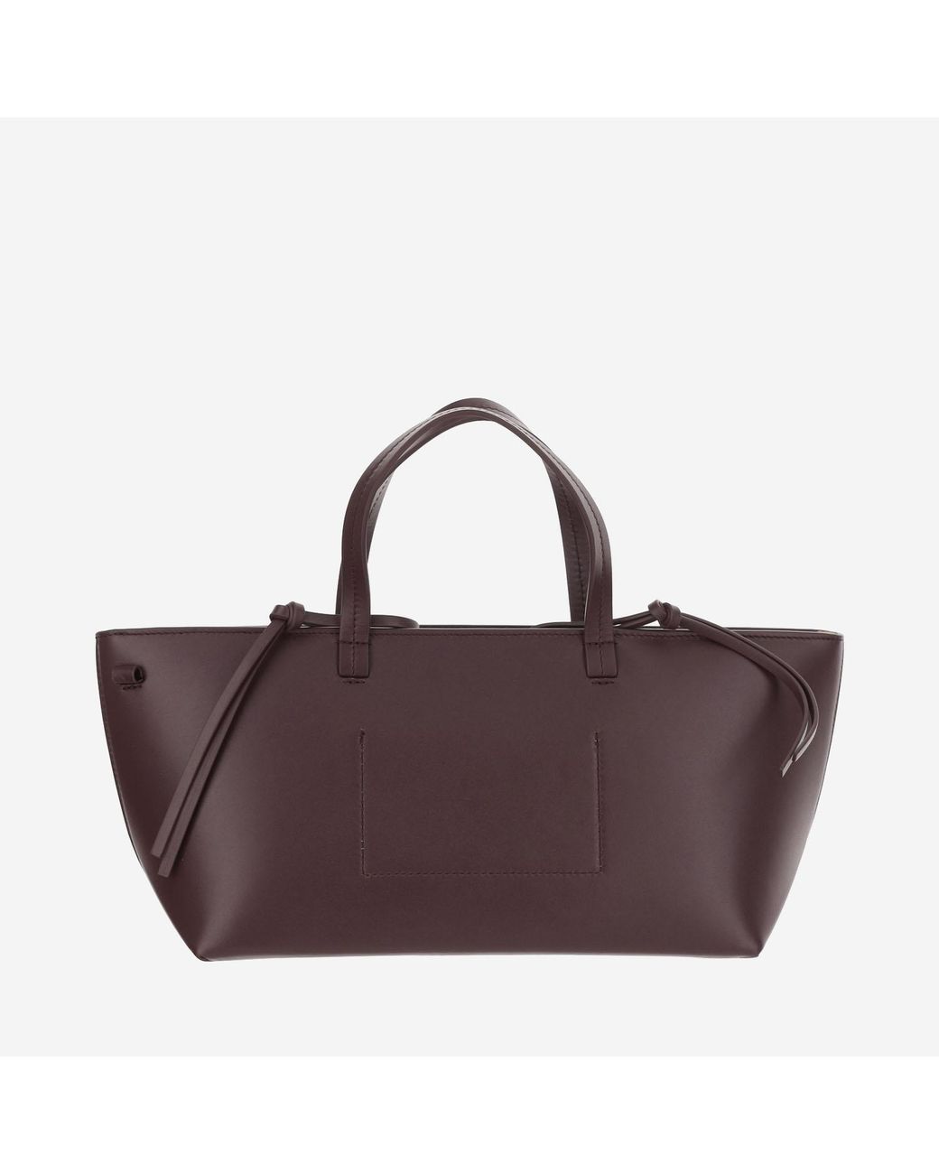 Jil Sander Purple Small Bateau Tote Bag Calfskin Satchels & Cross Body