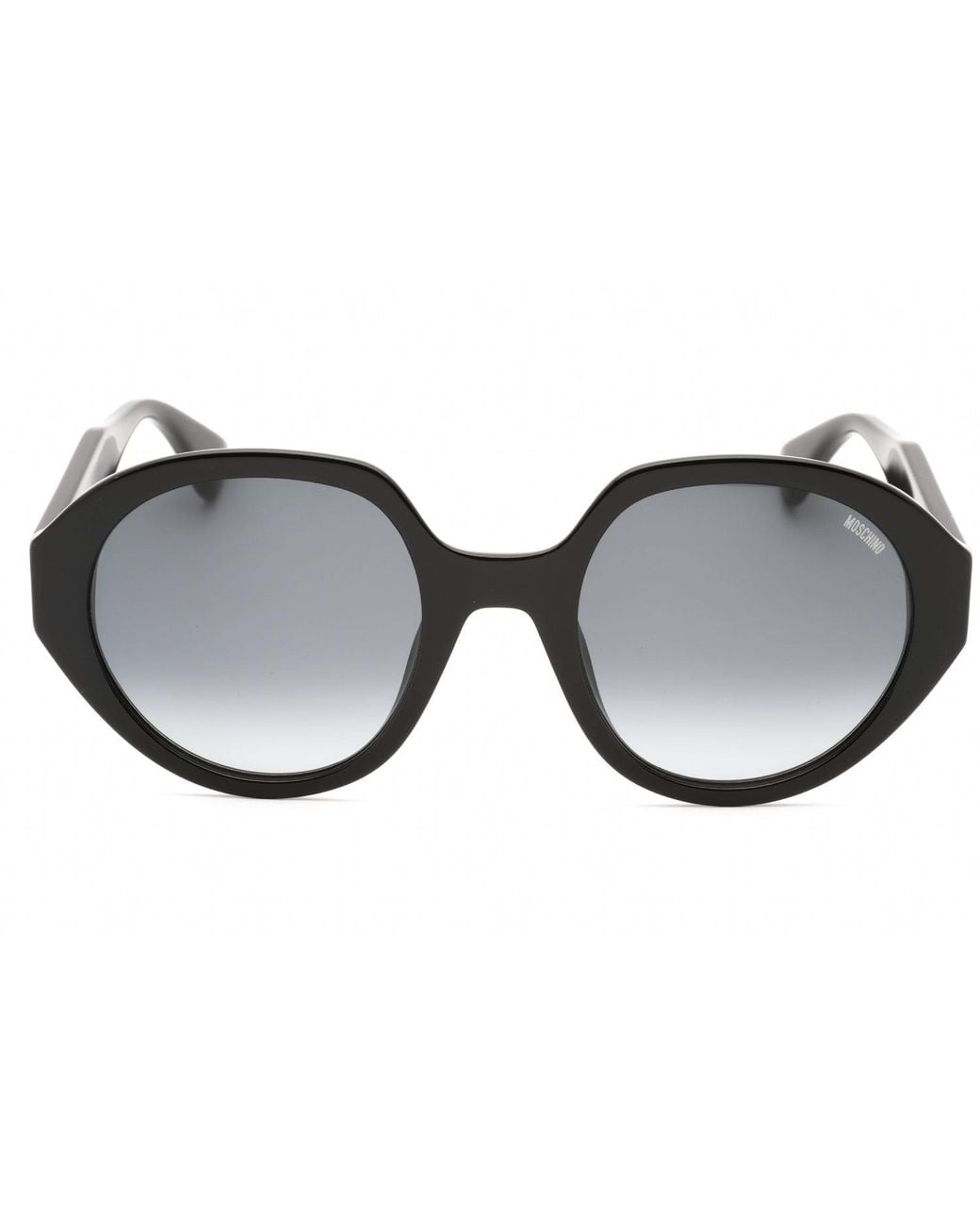 Moschino Black Moschino Mos126S Oval Plastic Frame Sunglasses