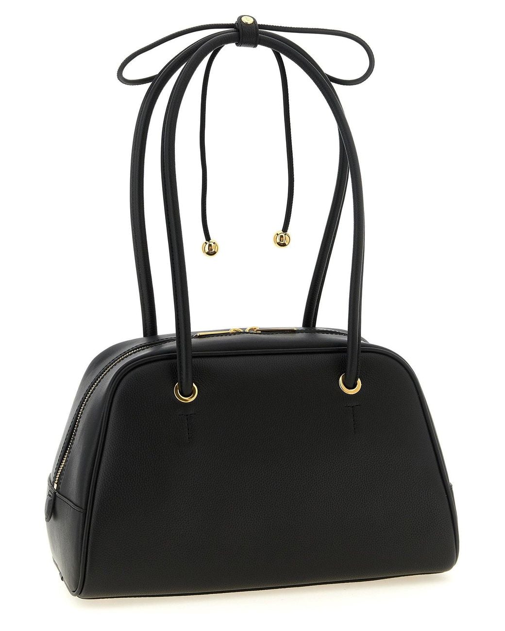 Furla Poppy M Shoulder Bag in Black | Lyst