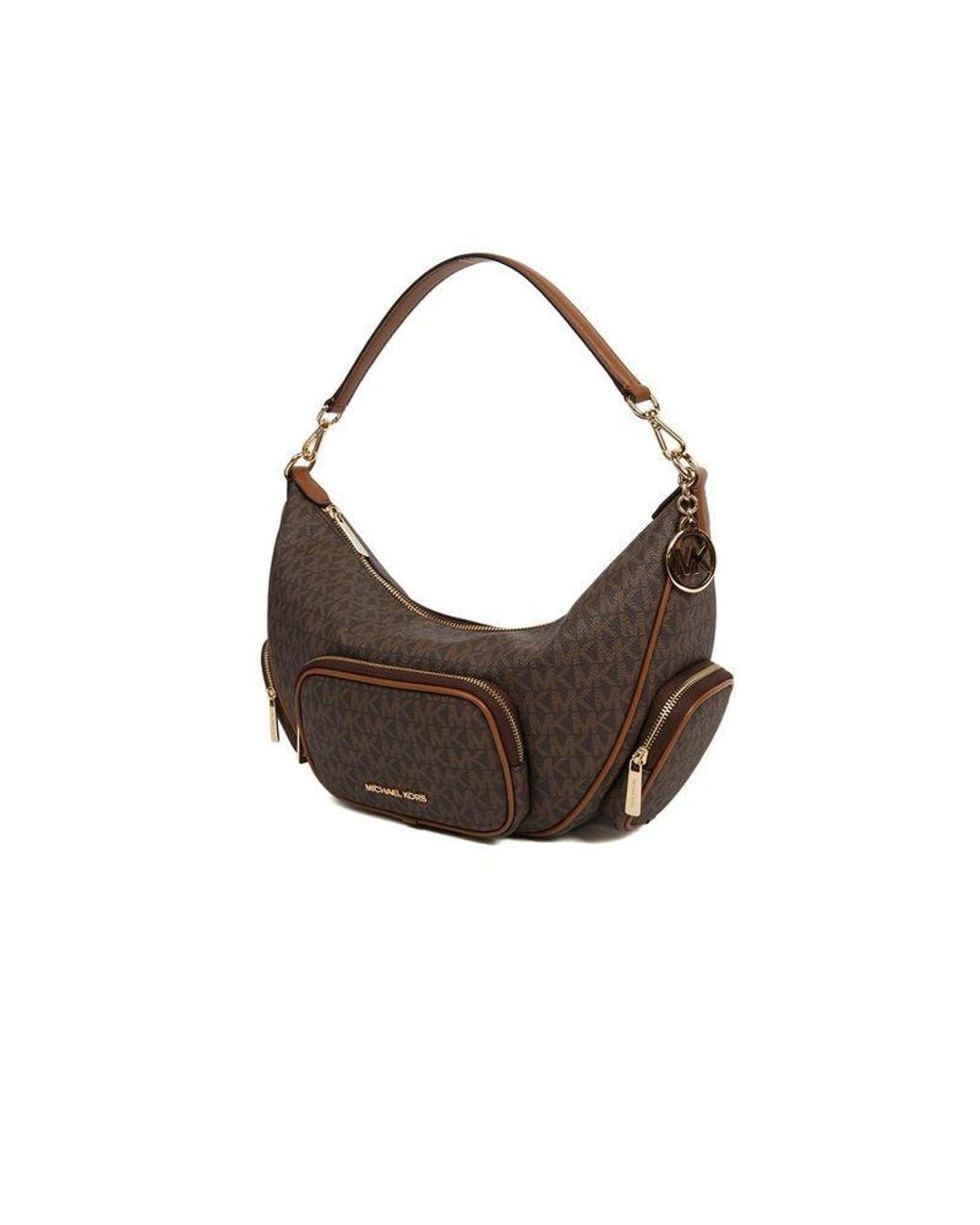 Michael Kors Brown Shoulder Bag Leather Shoulder-Bags