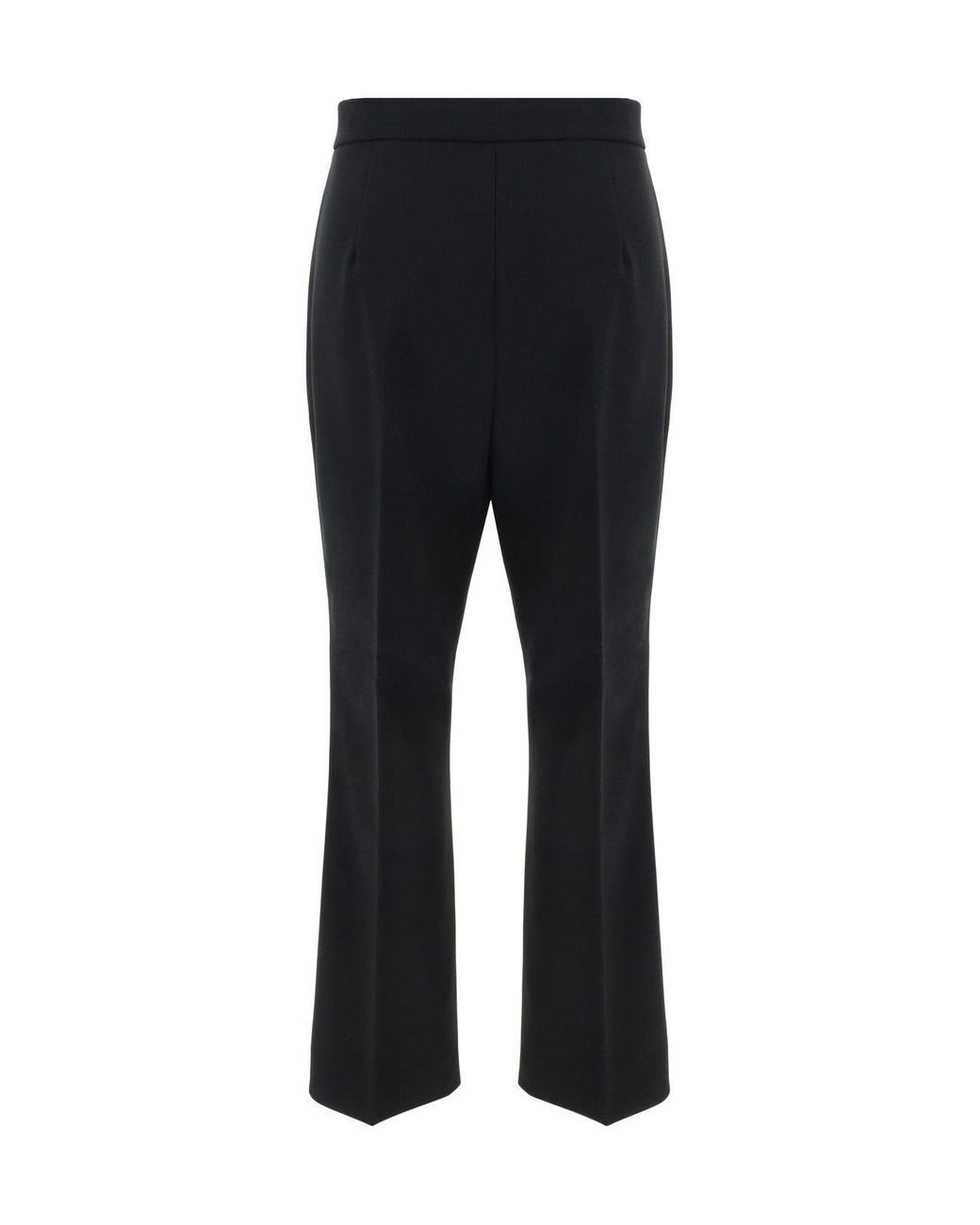 Max Mara Black Monochrome Patterned Parata Pants