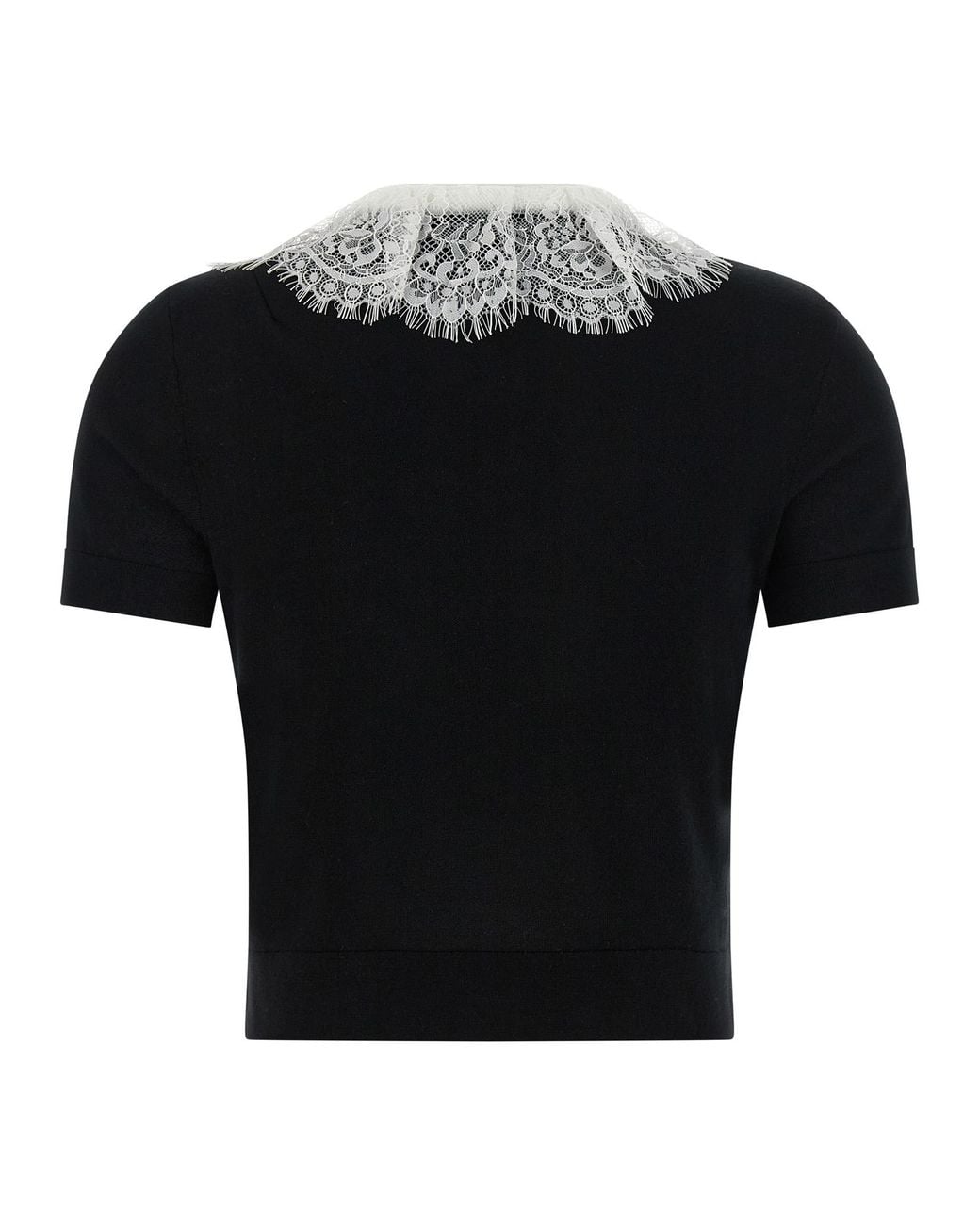 Self-Portrait Black Wool Blouse