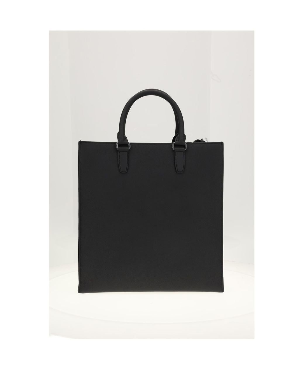 Dior Black Shopper Bag Cd Icon Leather Calf for men