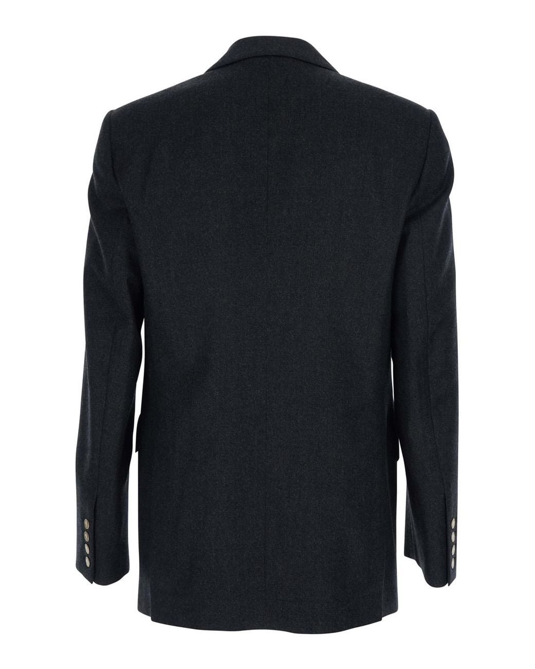 Vivienne Westwood Black Double-Breasted Jacket With Wide Peak Lapels for men