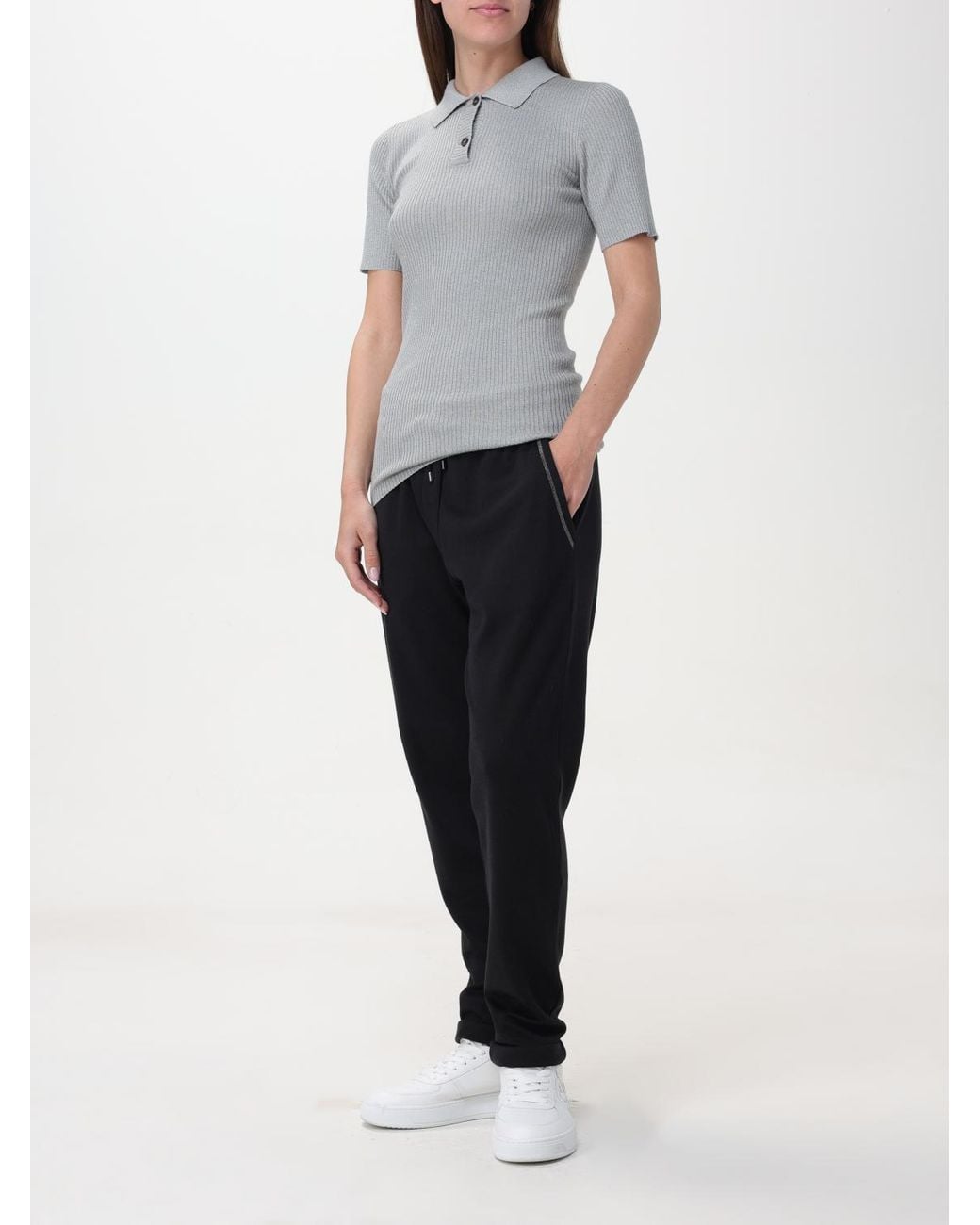 Brunello Cucinelli Gray Light Wool Blend Shirt