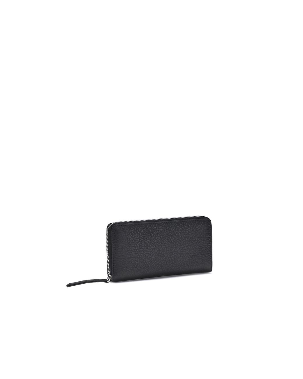 Maison Margiela Black Embossed Leather Wallet Calf & Purses