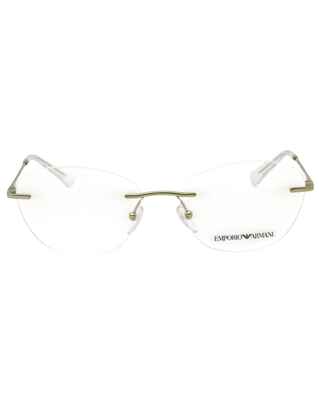 Emporio Armani Black Emporio Armani 0Ea1167 Cat Eye Metal Eyeglasses