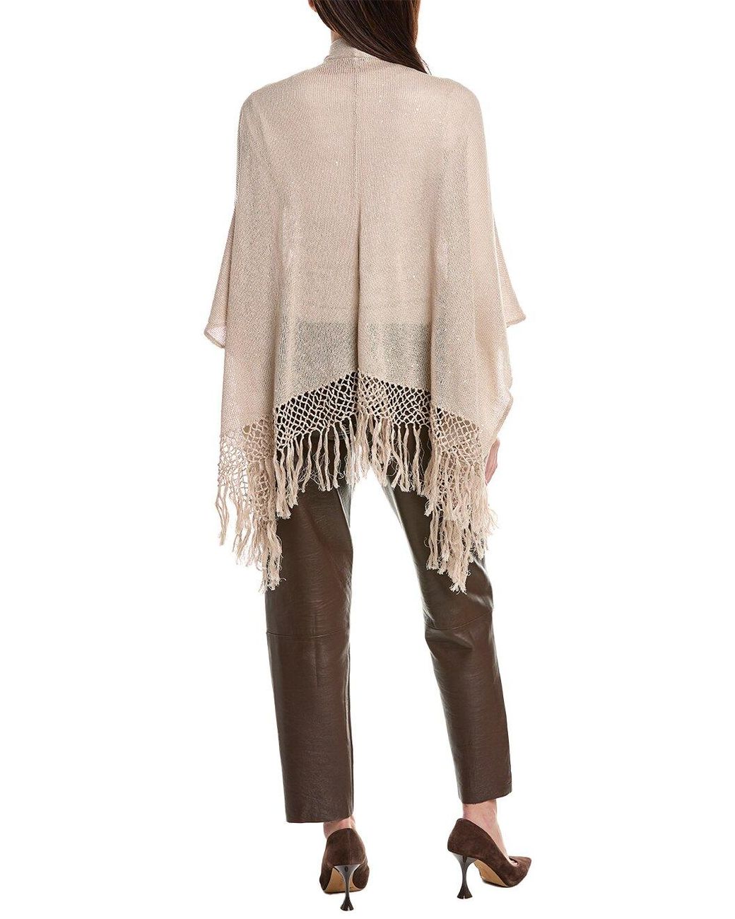 Brunello Cucinelli Natural Linen Silk Sweater