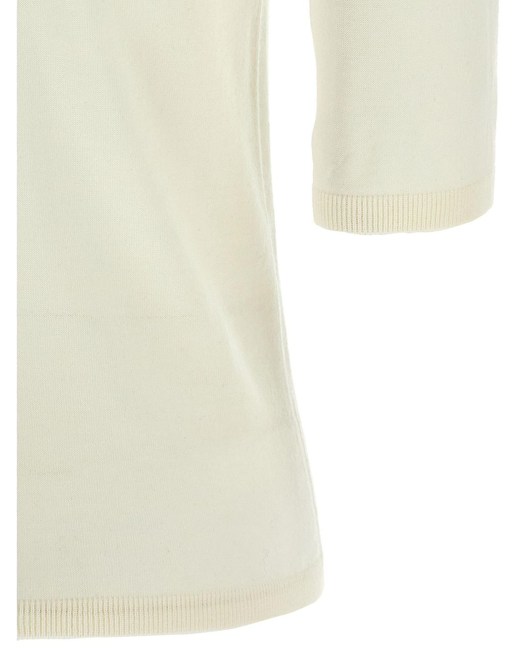 Max Mara White 'Cecina' Turtleneck Sweater