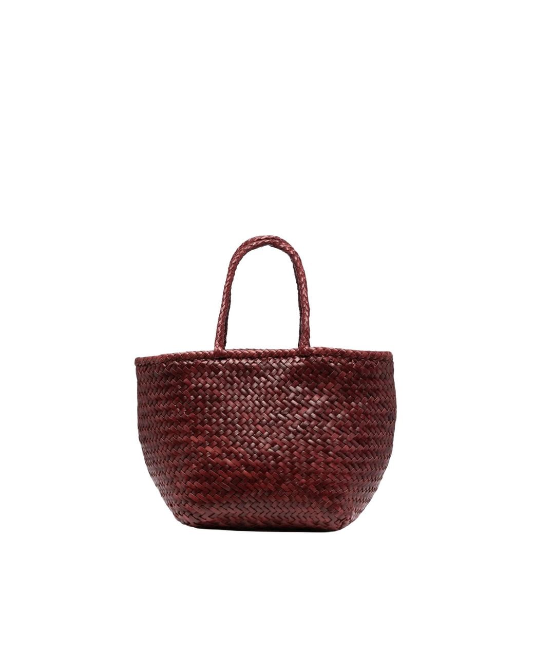 Dragon Diffusion Purple Shoulder Bag Grace Basket Buff Calf Leather