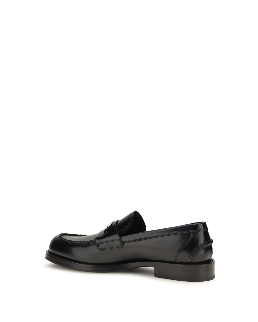 Dolce & Gabbana White Calfskin Leather Loafers for men