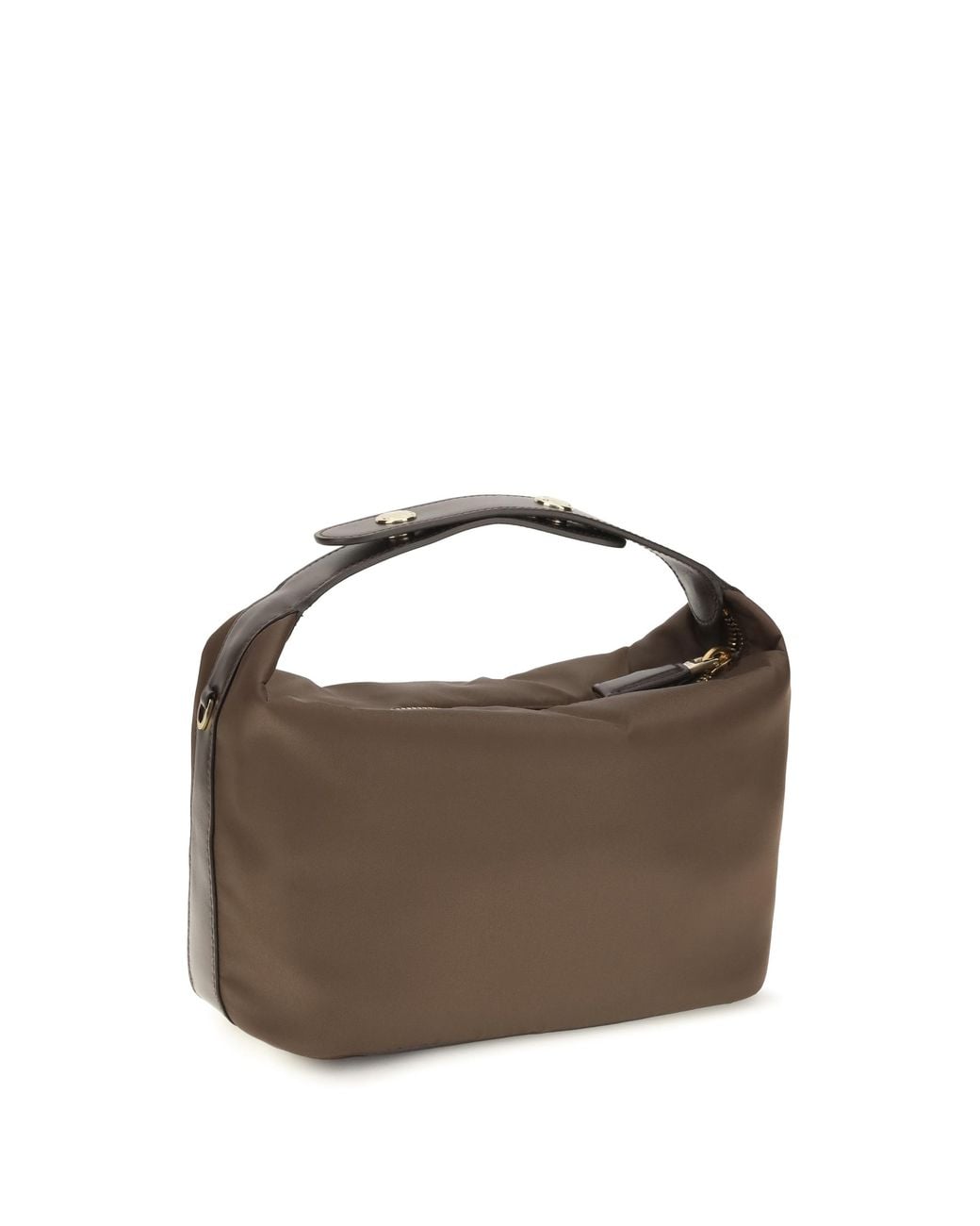Prada Brown Mini Handbag Chérie Recycled Polyamide Shoulder Bags