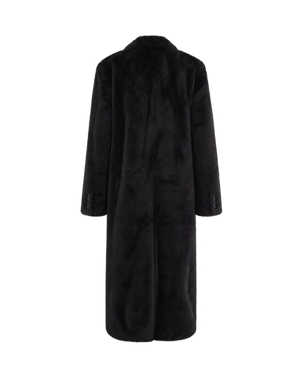 Stand Studio Black Faux Fur Emmie Coat Jacket