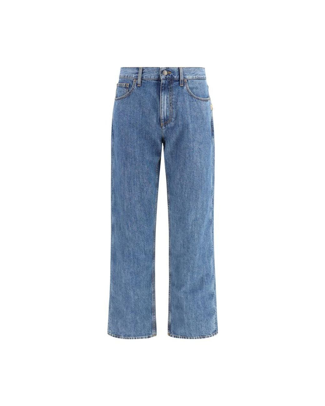 Burberry Blue Cotton Straight for men